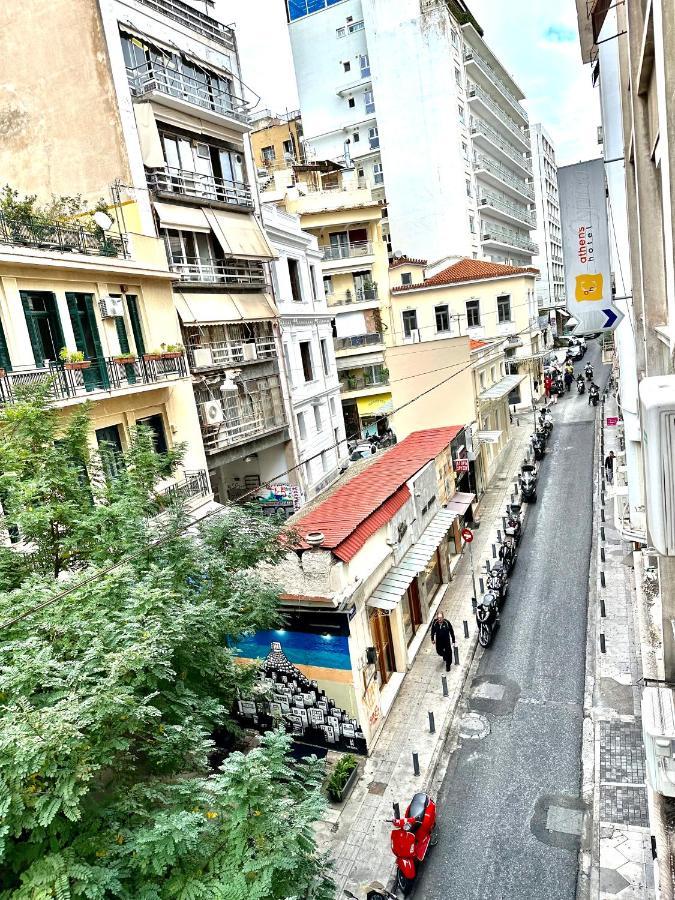 Central Syndagma Studio Atenas Exterior foto